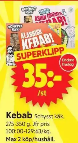 ICA Supermarket Kebab erbjuda