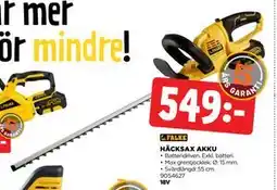 Jem&Fix HÄCKSAX AKKU erbjuda