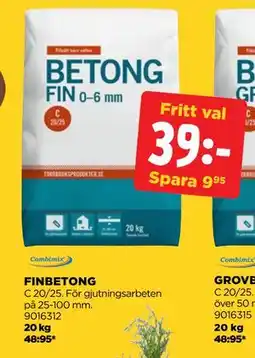 Jem&Fix FINBETONG erbjuda