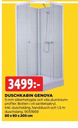 Jem&Fix DUSCHKABIN GENOVA erbjuda