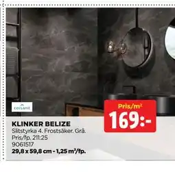 Jem&Fix KLINKER BELIZE erbjuda