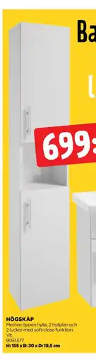 Jem&Fix HÖGSKÅP erbjuda