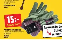 Jem&Fix ARBETSHANDSKE erbjuda