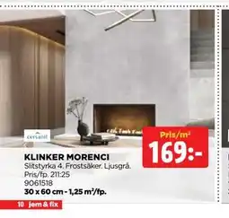 Jem&Fix KLINKER MORENCI erbjuda