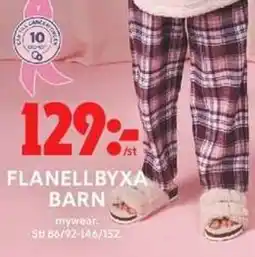 ICA Maxi Barn flanelbyxa erbjuda