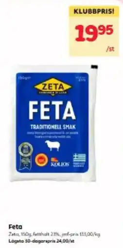 Hemköp Zeta Feta erbjuda