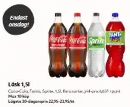 Hemköp Coca-Cola Fanta Sprite erbjuda