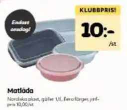 Hemköp Matlåda erbjuda