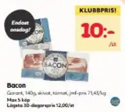 Hemköp Garant bacon erbjuda