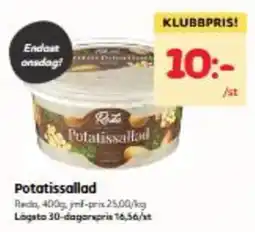 Hemköp Reto Potatissallad erbjuda