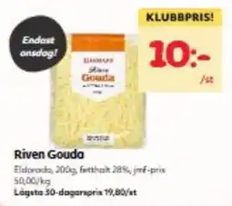Hemköp Riven Gouda erbjuda