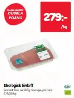 Hemköp Garant lövbiff erbjuda