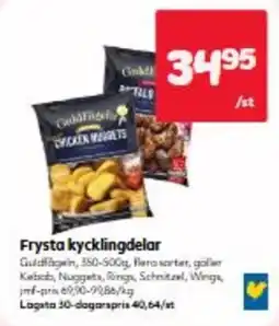 Hemköp GuldFågeln frysta kycklingdelar erbjuda