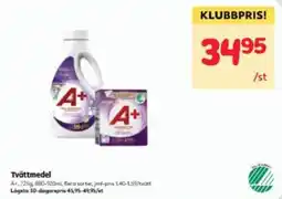 Hemköp A+ tvättmedel erbjuda
