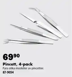 Biltema Pincett, 4-pack erbjuda
