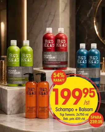 Tigi Schampo + Balsam