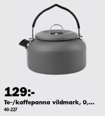 Te-/kaffepanna vildmark