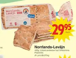 Matöppet Norrlands-Leväjn erbjuda