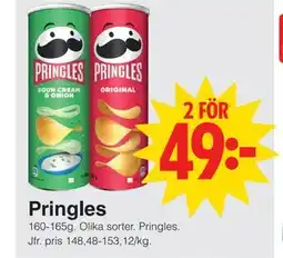 Matöppet Pringles erbjuda
