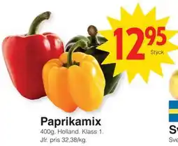 Matöppet Paprikamix erbjuda