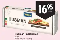 Matöppet Husman knäckebröd erbjuda