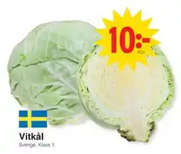 Matöppet Vitkål erbjuda