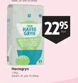 Matöppet Havregryn erbjuda