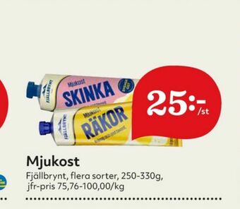 Hemköp Fjällbrynt Mjukost erbjuda