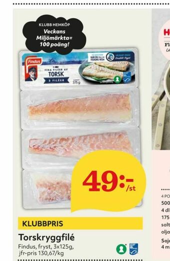 Hemköp Findus Torskfilé erbjuda