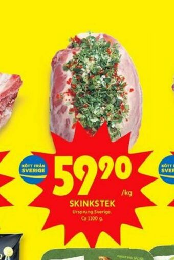 ICA Kvantum Skinkstek erbjuda