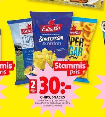 ICA Kvantum Estrella Chips erbjuda