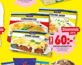 ICA Kvantum Dafgårds Färdigrätter erbjuda