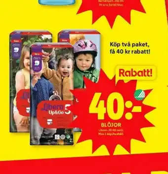 ICA Kvantum Libero Rabatt erbjuda