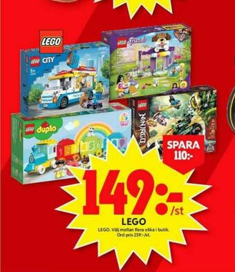 ICA Maxi Lego Leksaker erbjuda