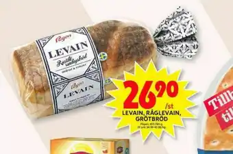 ICA Maxi Råg Levain Bröd erbjuda