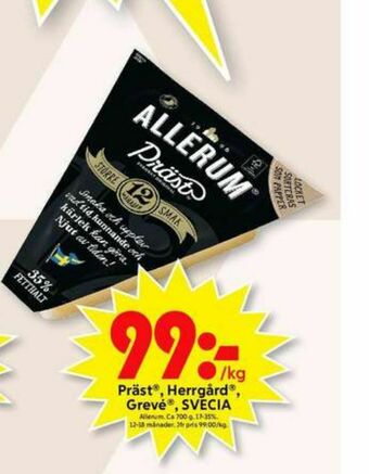 ICA Maxi Allerum Prästost erbjuda