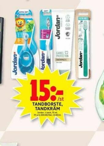ICA Maxi Jordan Tandborste erbjuda