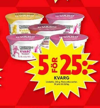 ICA Maxi Lindahls Kvarg erbjuda