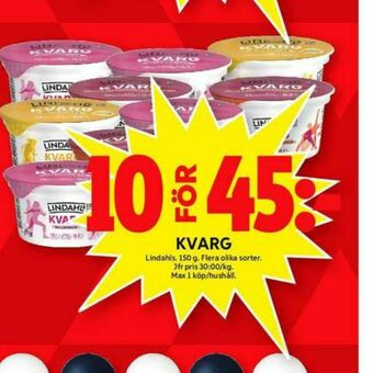 ICA Maxi Lindahls Kvarg erbjuda