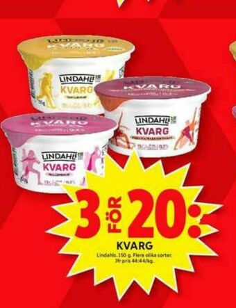 ICA Maxi Lindahls Kvarg erbjuda
