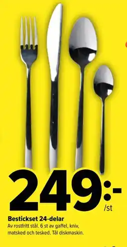 Coop Extra Bestickset 24-delar erbjuda