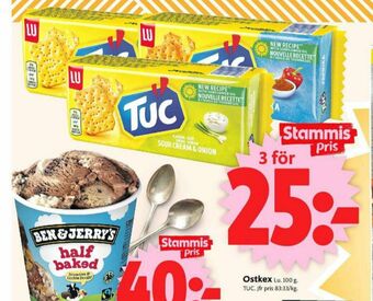 ICA Supermarket Tuc Kex erbjuda