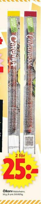 ICA Supermarket Ridderheims Ölkorv erbjuda