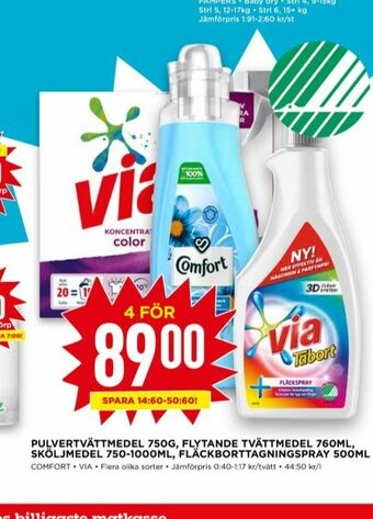 Willys Via Tvättmedel flytande erbjuda