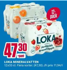 ÖoB LOKA MINERALVATTEN erbjuda