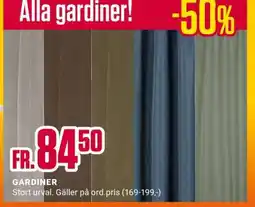 ÖoB Gardiner erbjuda