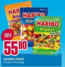 ÖoB HARIBO GODIS erbjuda