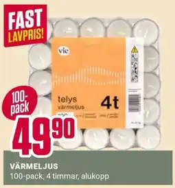 ÖoB Värmeljus erbjuda