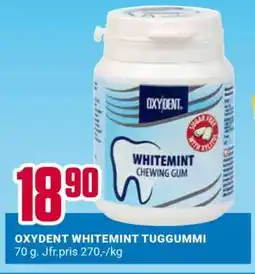 ÖoB OXYDENT WHITEMINT TUGGUMMI erbjuda