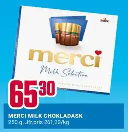 ÖoB MERCI MILK CHOKLADASK erbjuda